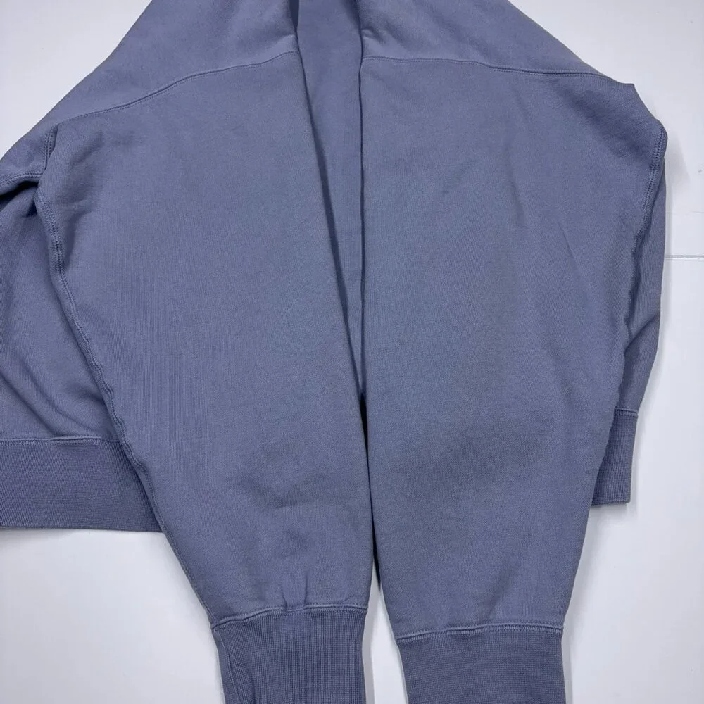 Nike Men's Sweatshirt Solo Swoosh Fleece Crewneck Blue - Size XL - Picture 4 of 9